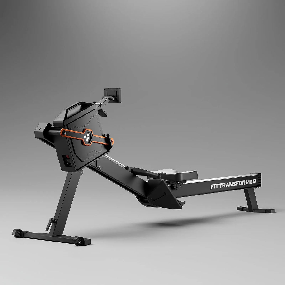 FitTransformer Sail Triple Modes Rowing Machine sleek design in black.